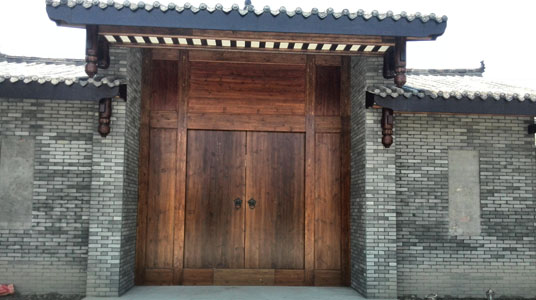 成都仿古大門客戶見證